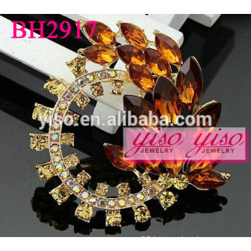 beautiful colored rhinestone fashion brooches